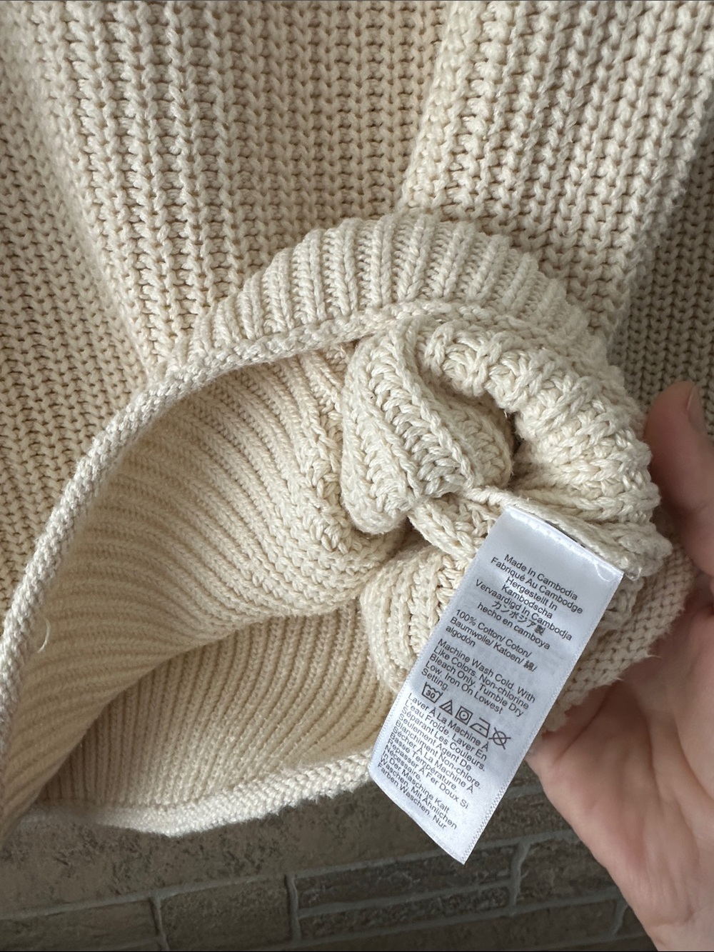 J Crew Relaxed Rollneck™ sweater Cotton Ivory - Picture 5 of 7